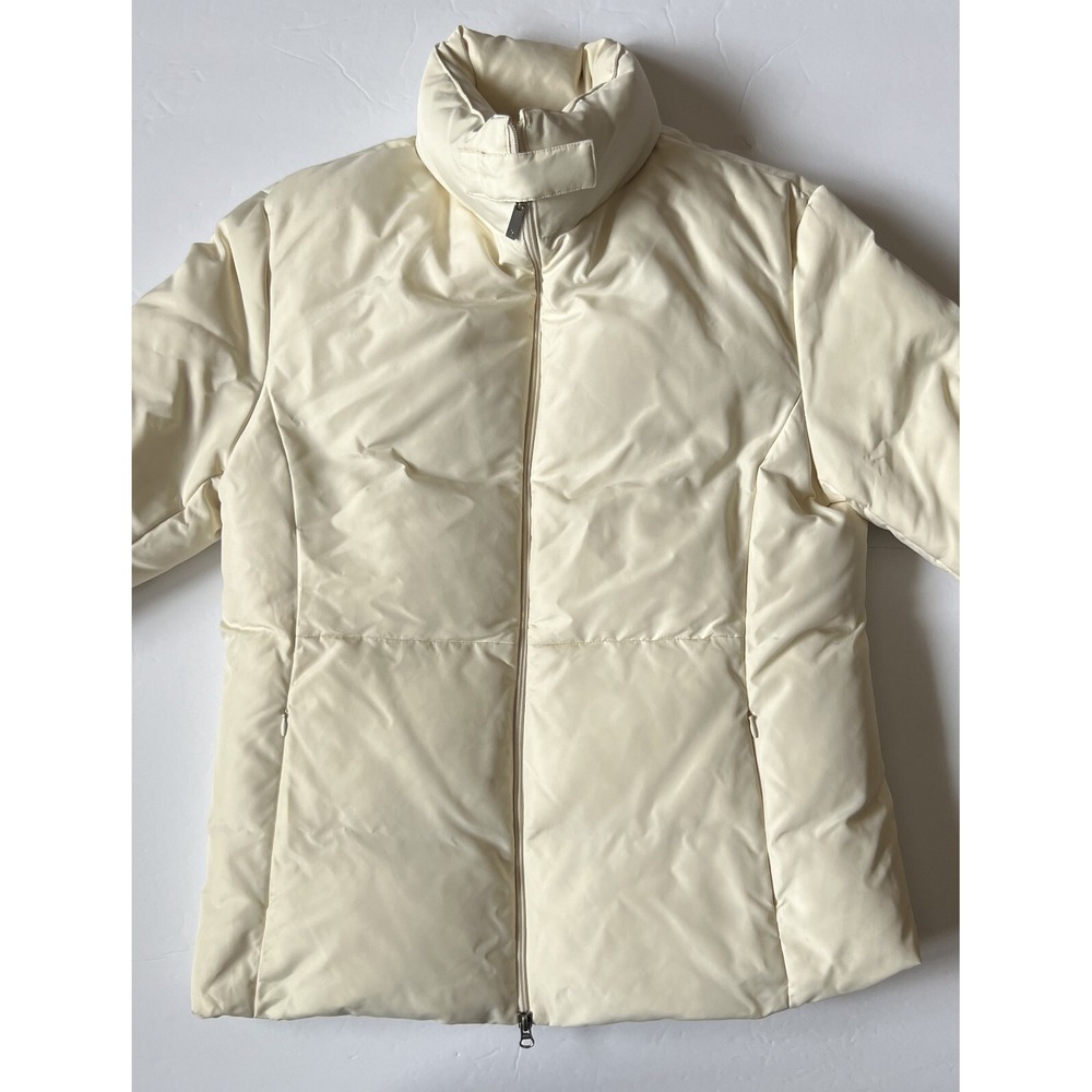 GUESS - Women's White‎ Down Insulated Puffer Jacket - Size Large